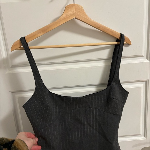 Zara Pinstripe Dress - Picture 2 of 6